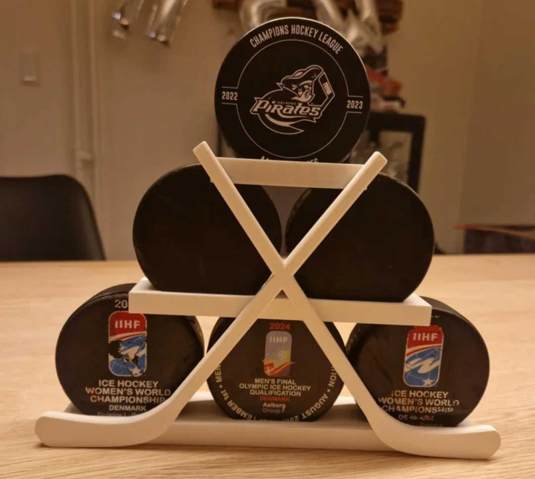 Support d'exposition pour rondelles de hockey sur glace - Sport Print