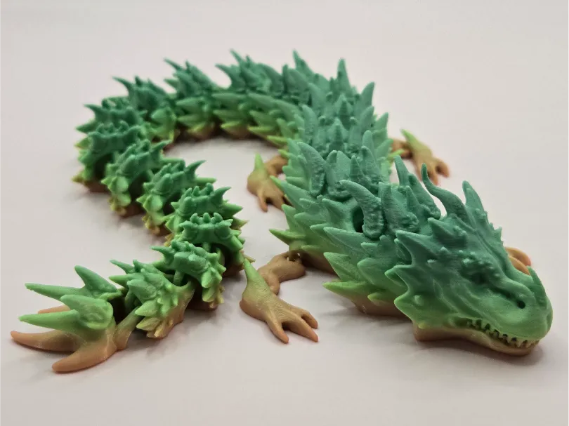 Dragon Articulé et Épineux - Figurine Print