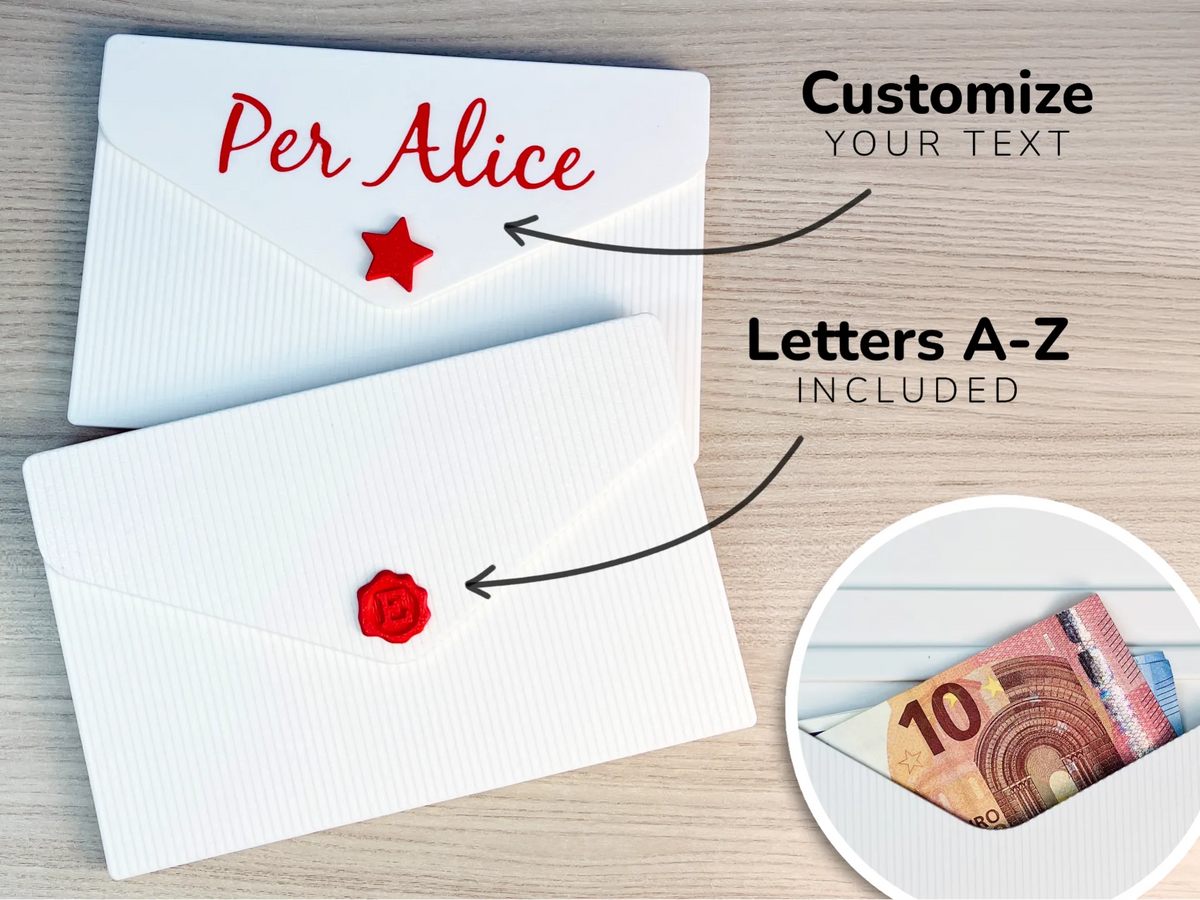 Enveloppe cadeau, pour lettres ou argent, Texte Personnalisé - Cadeau Print