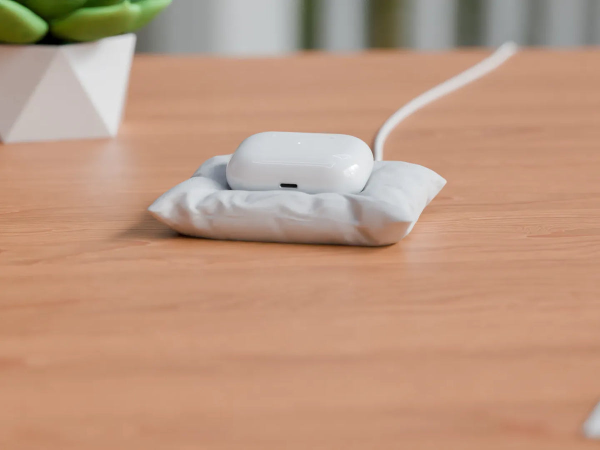 Coussin de charge pour AirPods Pro/Pro 2/Pro 3 - Voyage Print