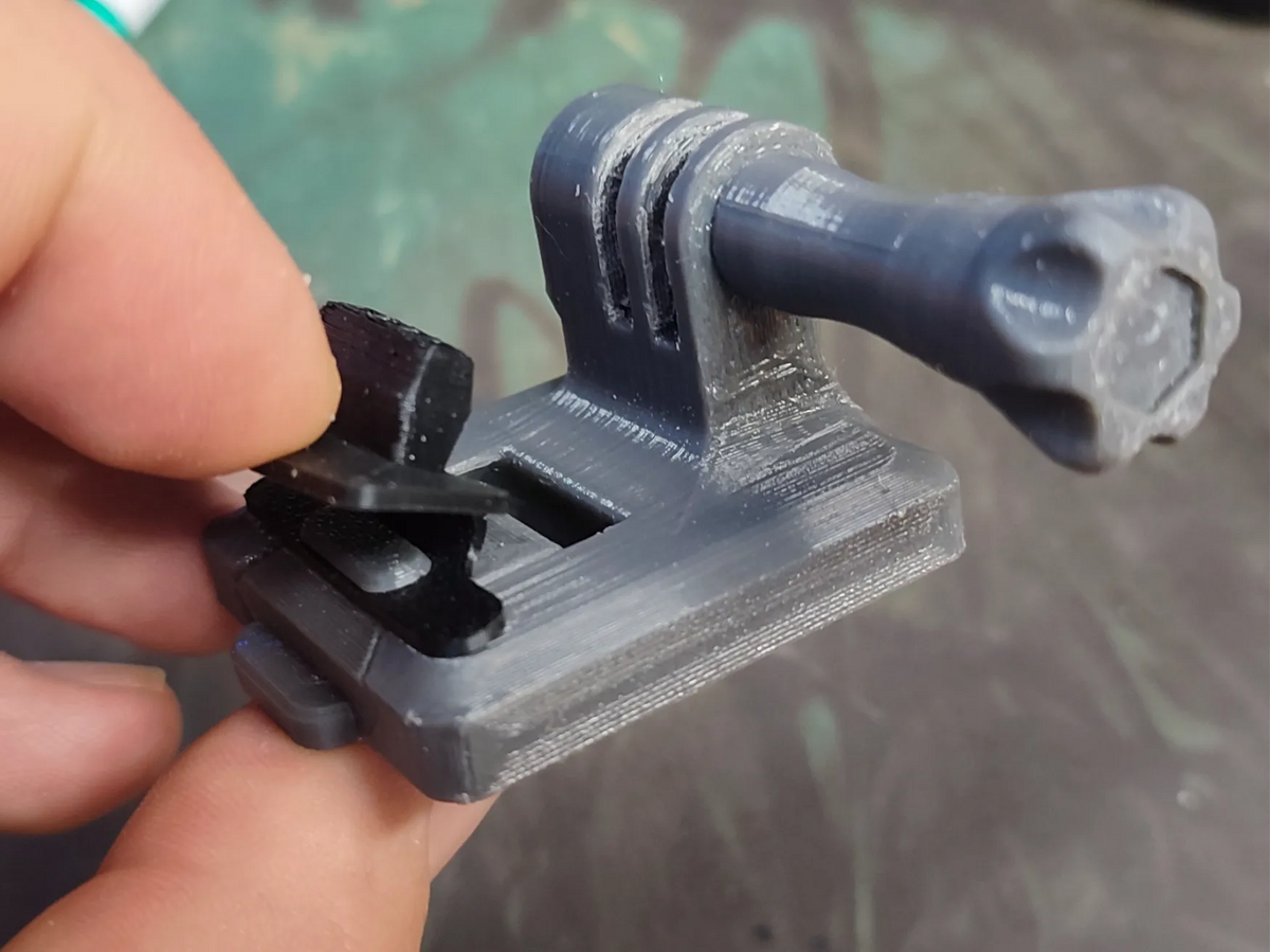 Support GoPro 9 pour casque militaire NVG - Vélo Print