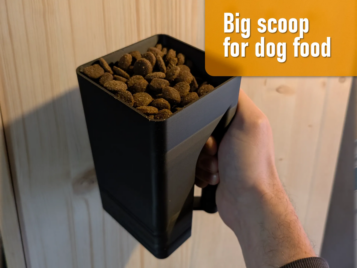 Grande louche pour nourriture pour chien (ou autre chose) - Pet Print