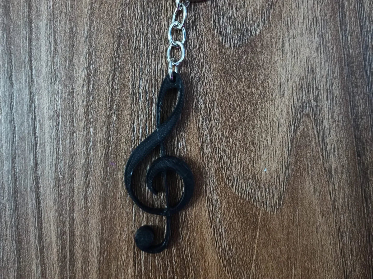 Porte-clés CLÉ DE SOL - PORtachiavi Chiave DI Violino - Music Print
