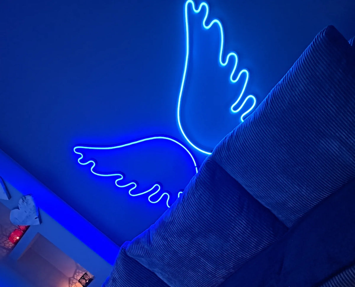 Ailes néon - Lumière Print