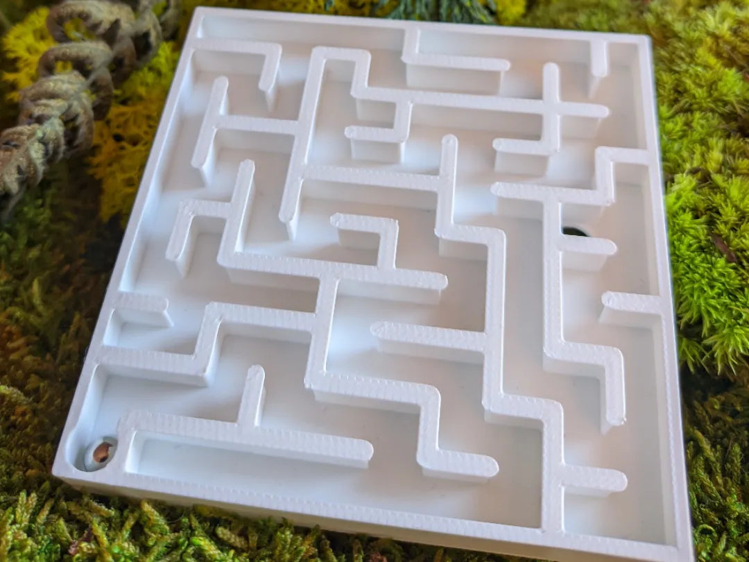 Labyrinthe de billes: Différentes tailles et défis (8 mm) - Jeux Print