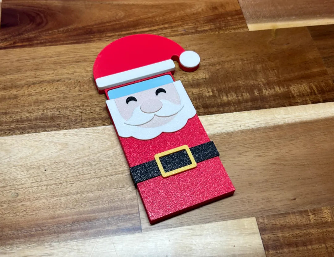Porte-carte cadeau coulissant - Père Noël - Cadeau Print
