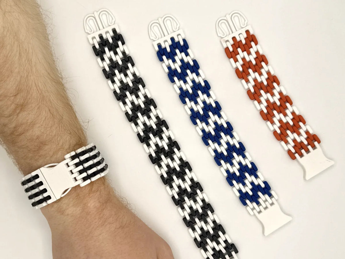 Bracelet articulé imprimé en place (11 tailles) - Bijoux Print