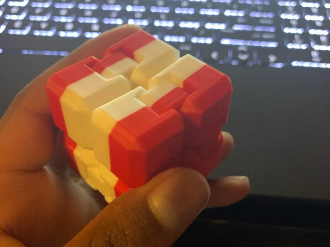 Cube infini multicolore - Jeux Print
