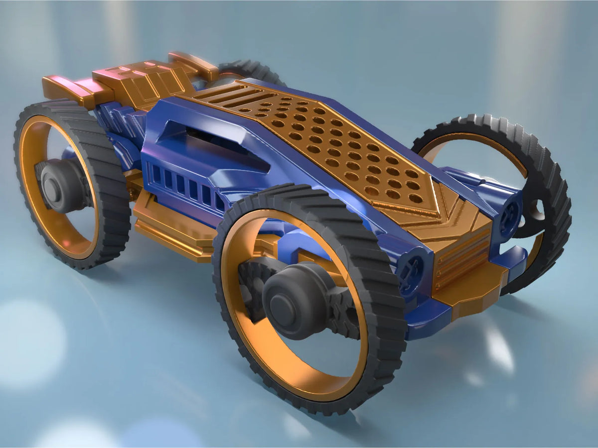 Voiture de course jouet à élastique - Auto Print
