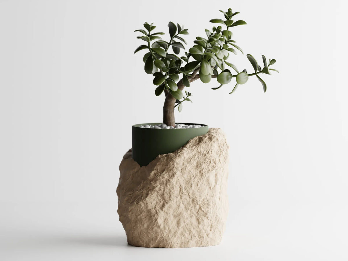 Pot à Plantes Stratum – Quand la Nature Rencontre le Design Moderne - Jardin Print