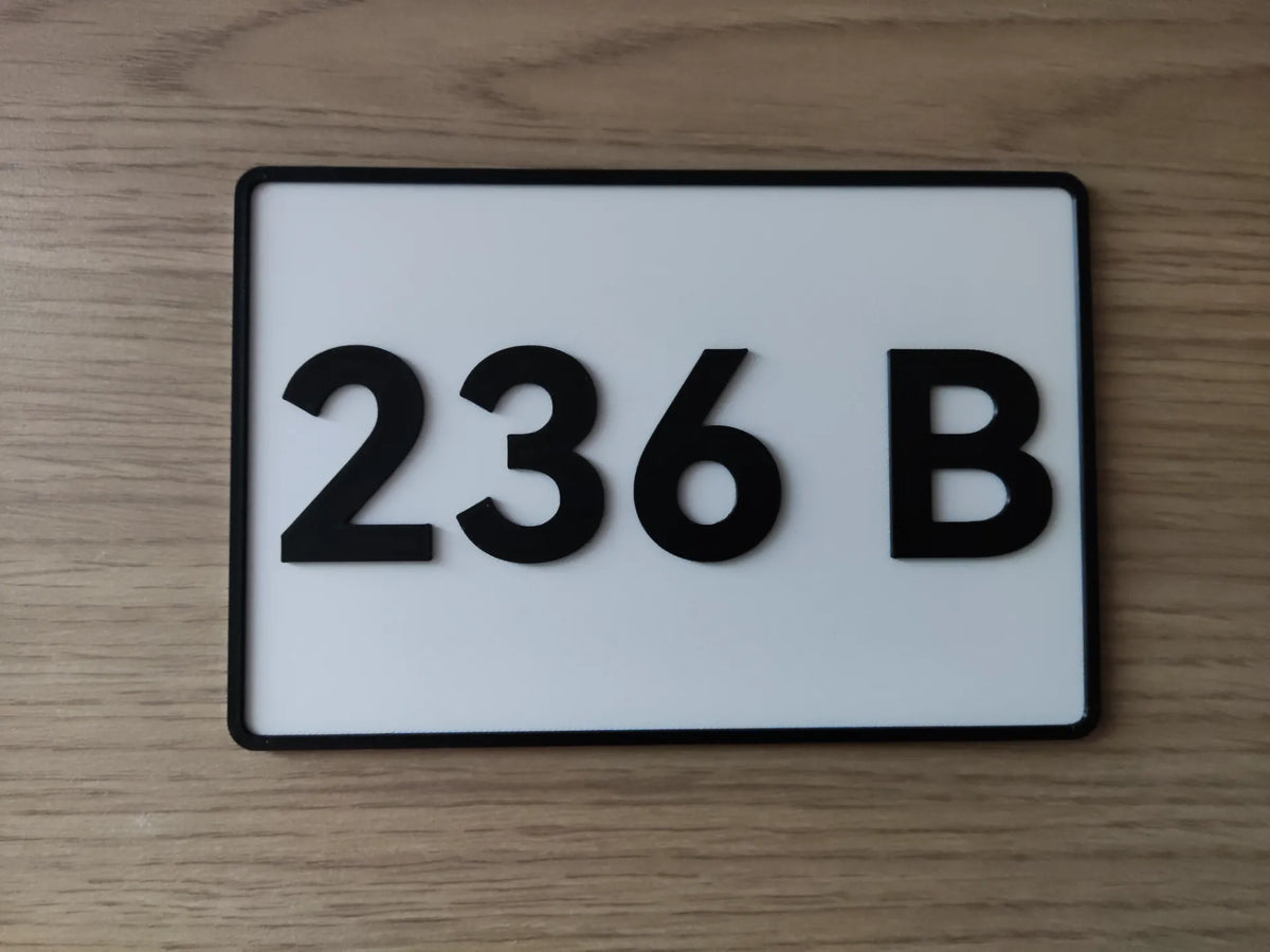 Plaque de numéro de maison - NFC Print