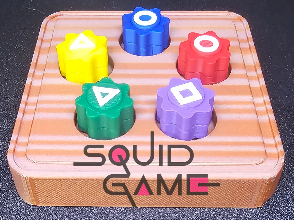 Jeu de la pieuvre Gonggi avec base - Geek Print
