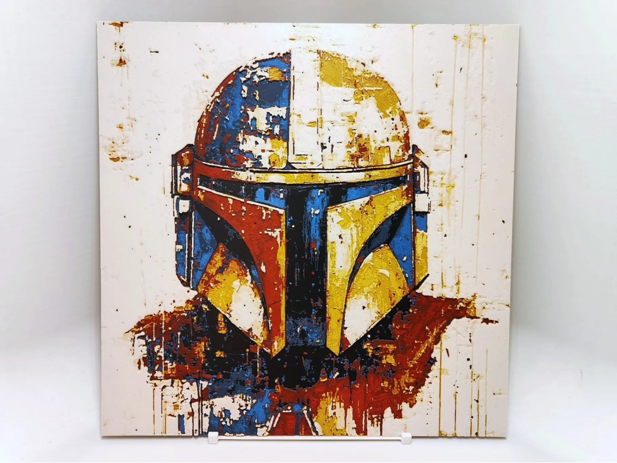 Mandalorien - Hueforge - Art Print