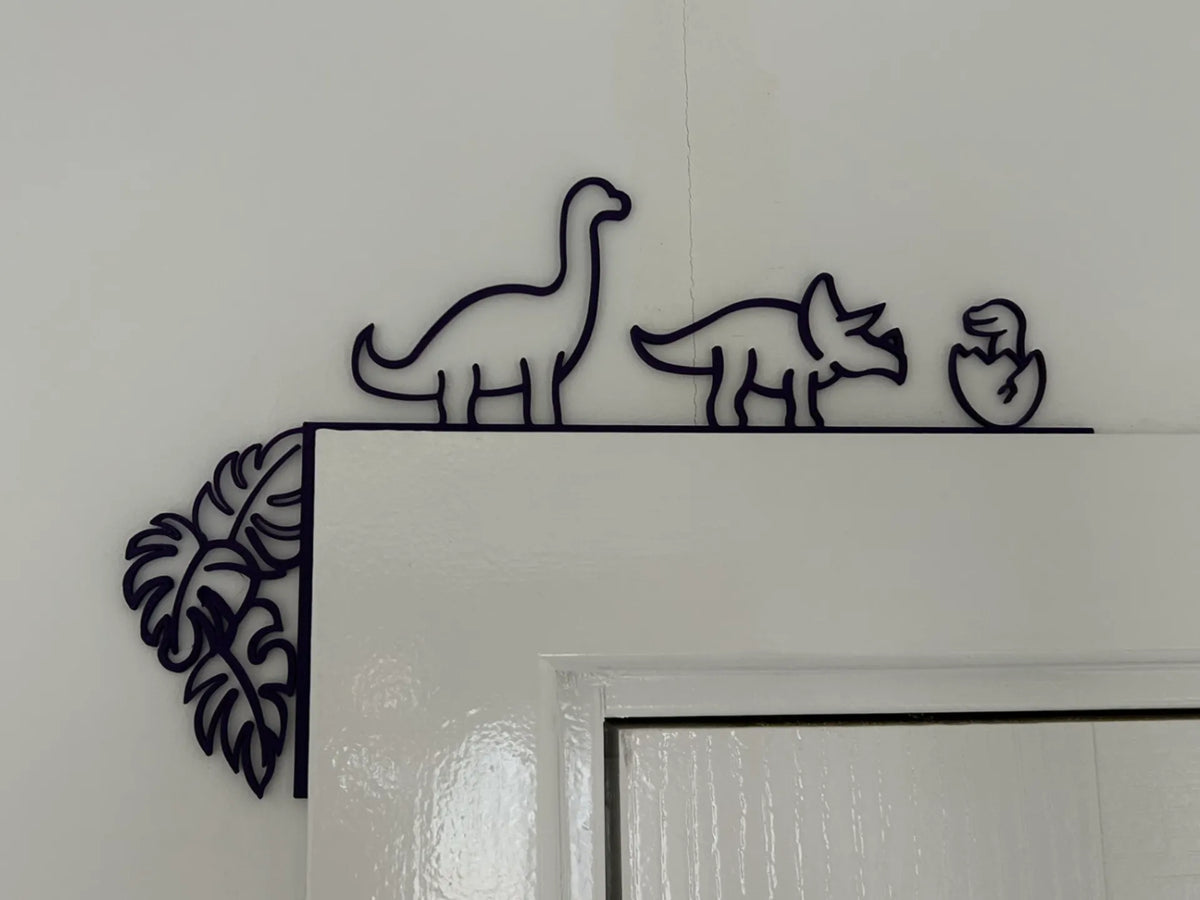 Dinosaure - Angle de porte - Maquette Print