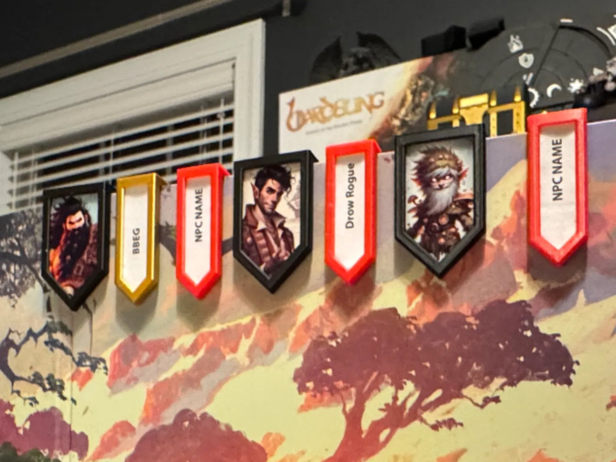 Suiveurs d'initiative JDR / J&J pour écran de MJ - Geek Print