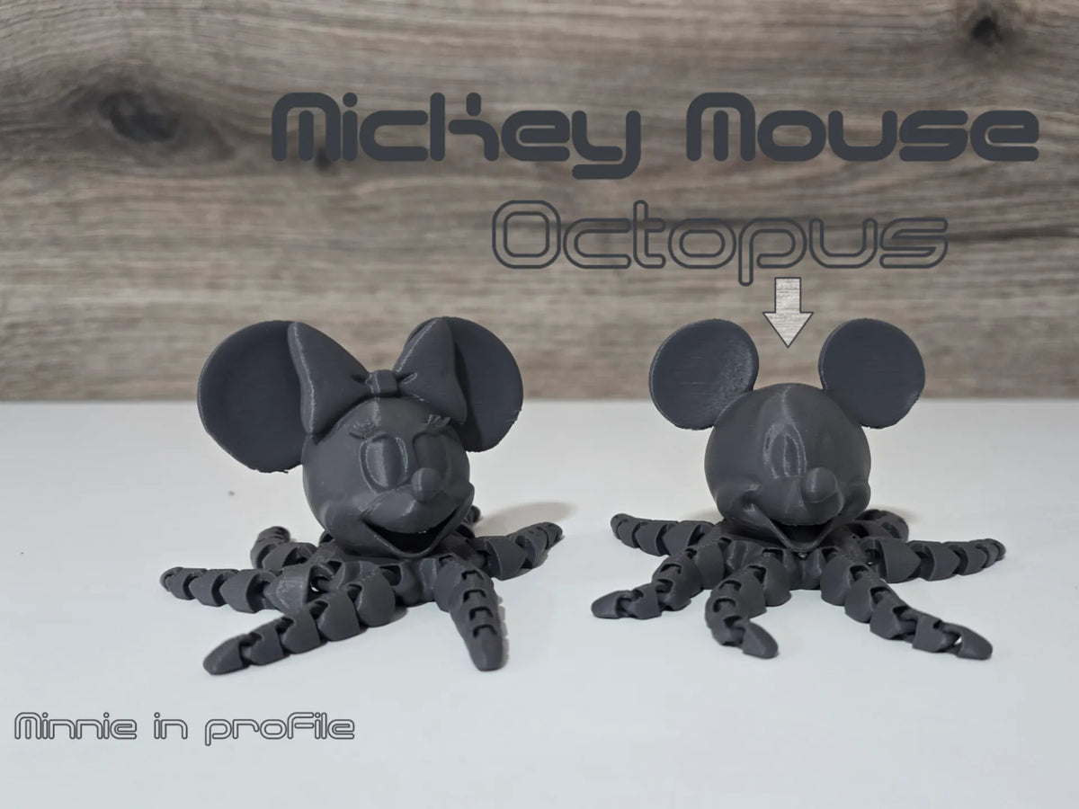 Mickey Mouse - Pieuvre Flexi - Figurine Print