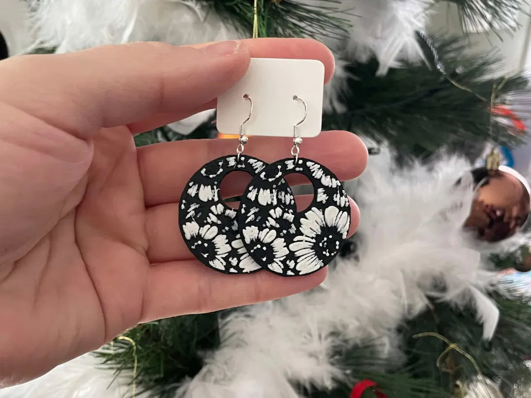 Boucles d'oreilles Fleurs - Bijoux Print