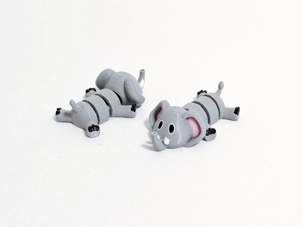 Animaux de poche articulés – Adorable éléphant - Geek Print