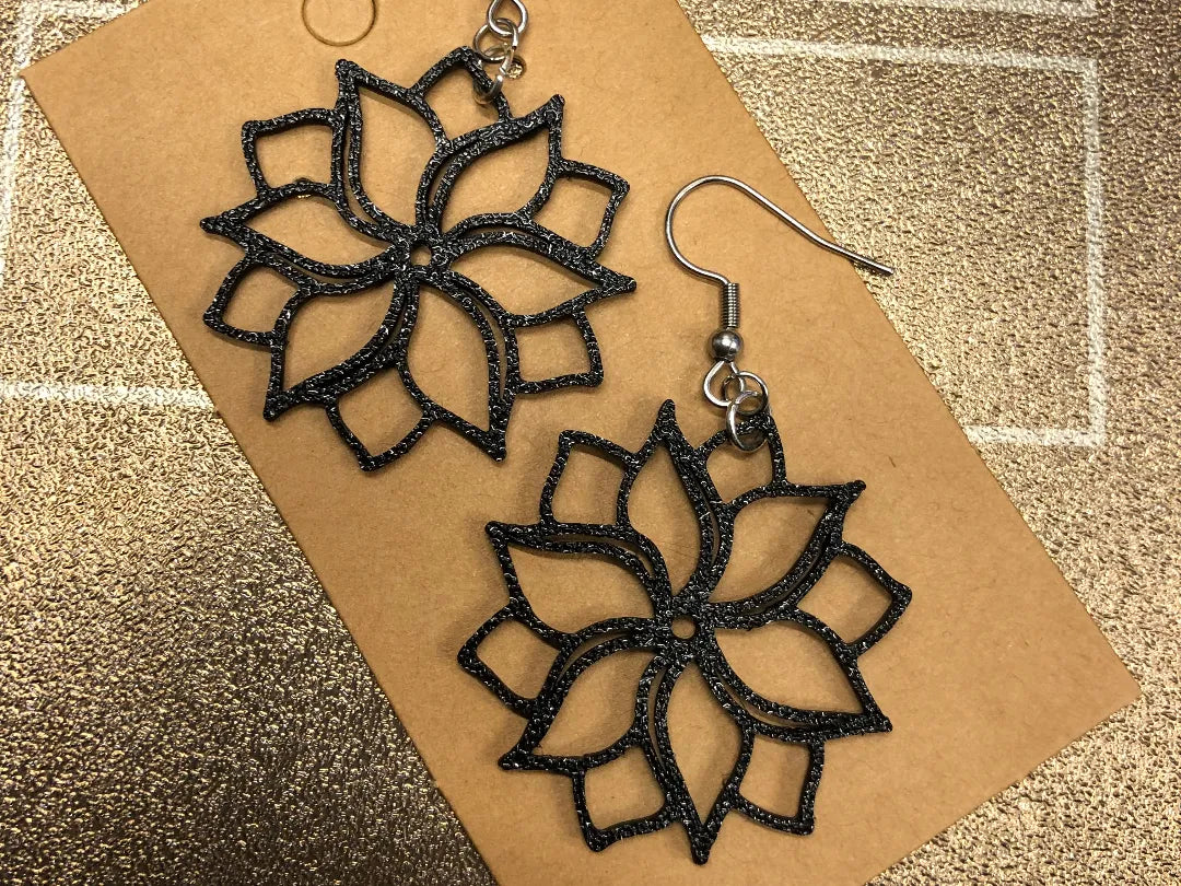 Boucles d'oreilles fleuries - Bijoux Print
