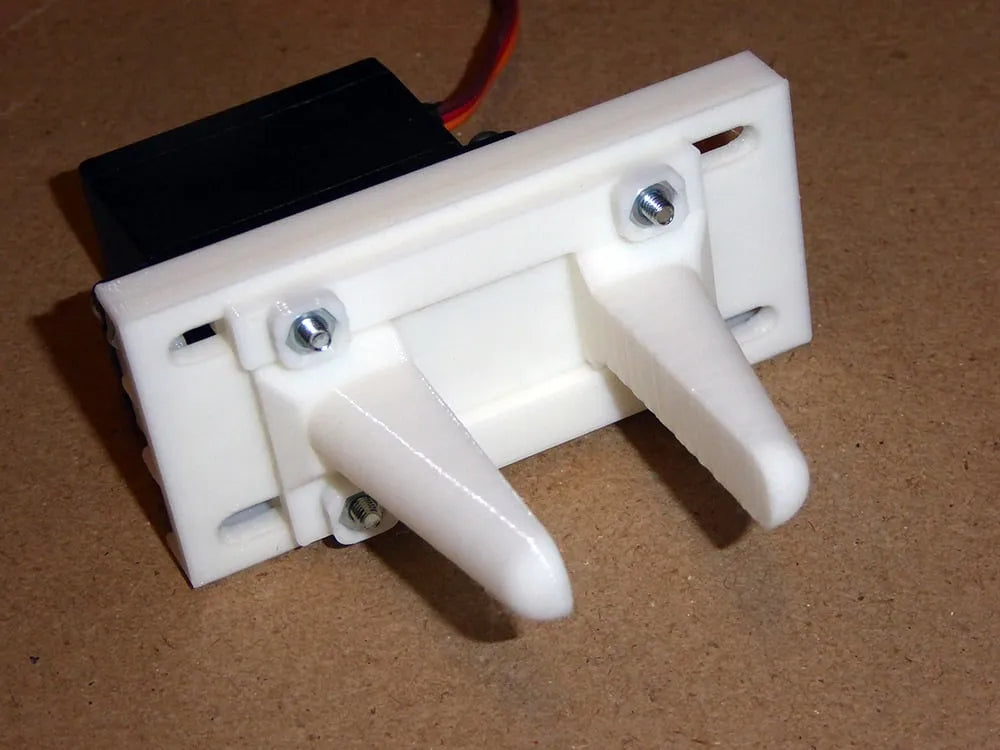 Pince robotisée à crémaillère et pignon - Mécanique Print