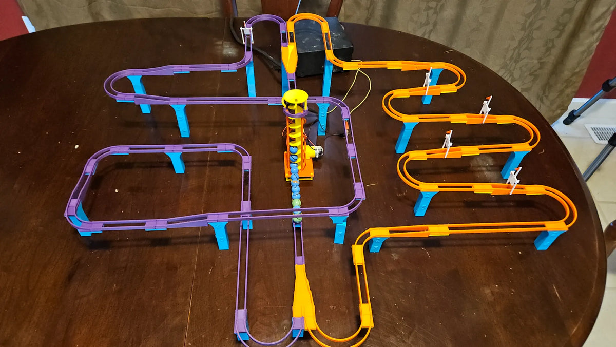 Circuit de billes avec briques - Jeux Print