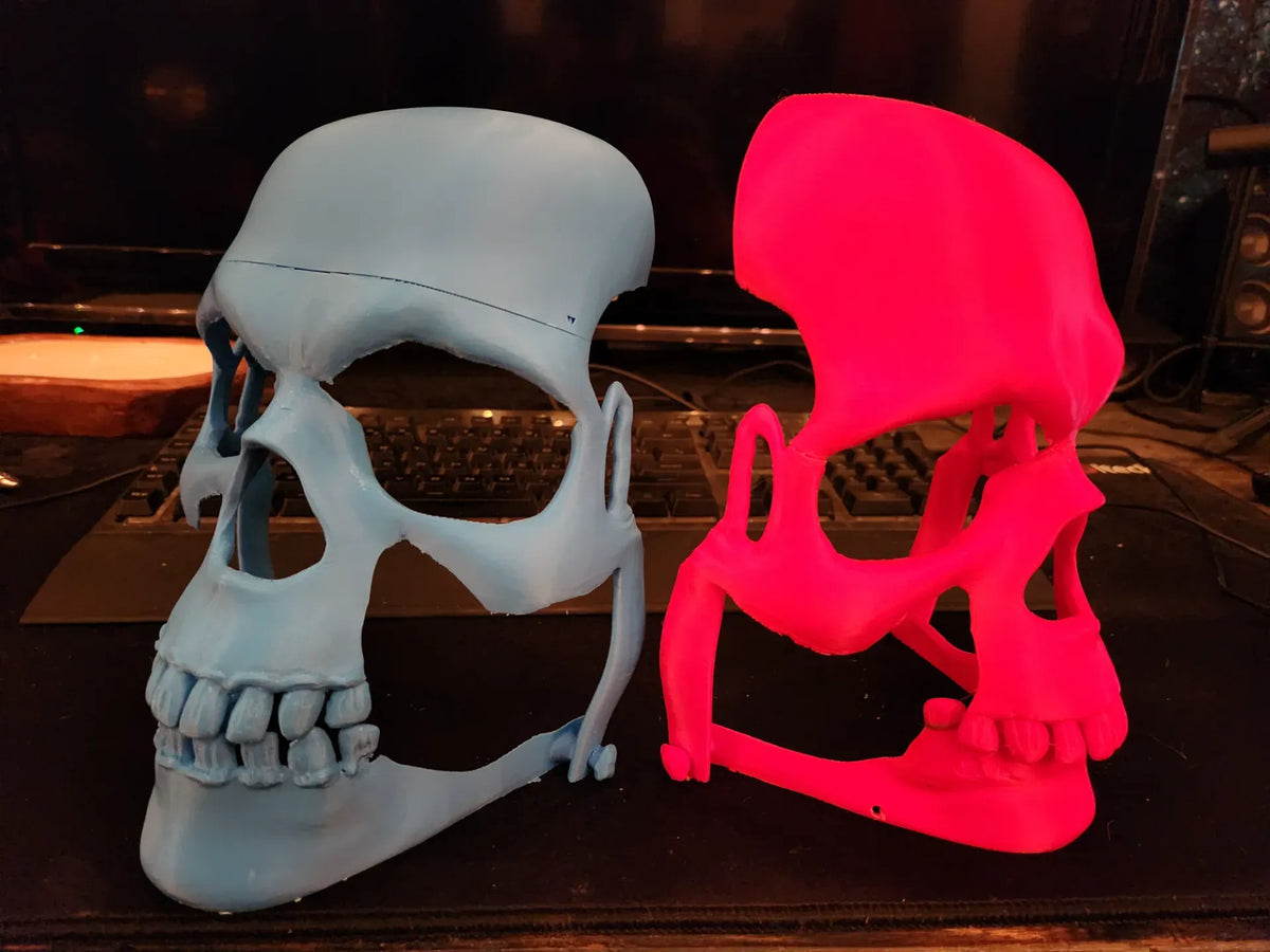 Masque de crâne personnalisable - Mâchoire mobile - Cosplay Print