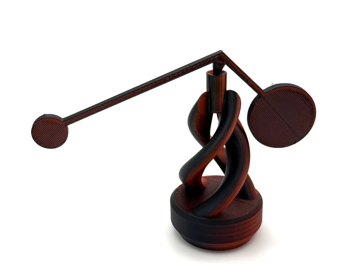 Jouet de bureau rotatif à spirale équilibrée - Art Print