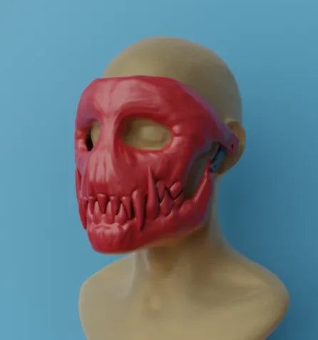 Masque de crâne (mandibule mobile) - Cosplay Print