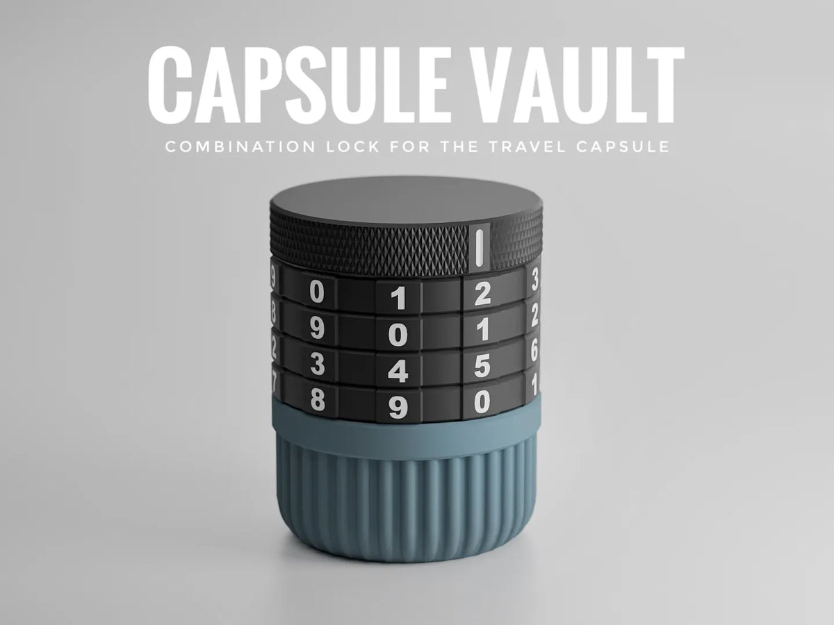 Capsule Vault - Serrure à combinaison - Cadeau Print