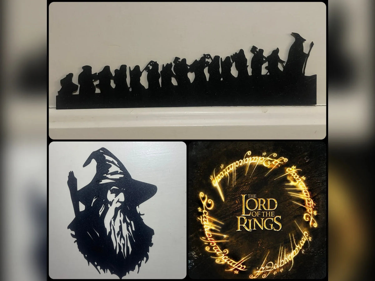 L'art mural du Hobbit/Le Seigneur des Anneaux n°2 - Geek Print