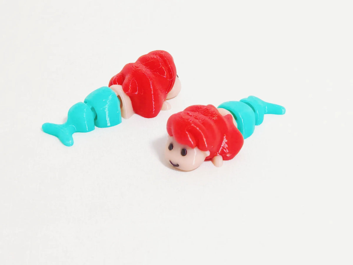 Mascottes de poche articulées – Adorable sirène - Geek Print
