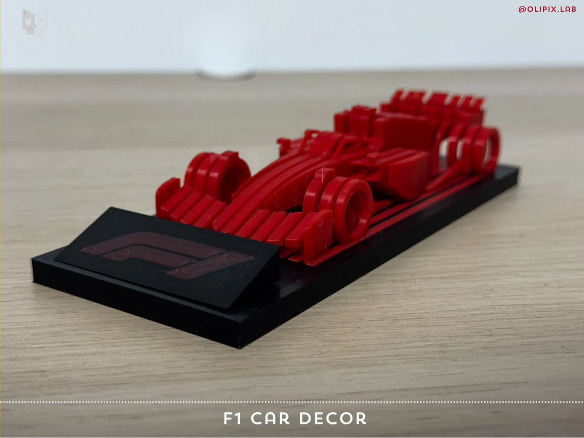 Modèle de décoration de voiture de Formule 1 - Auto Print