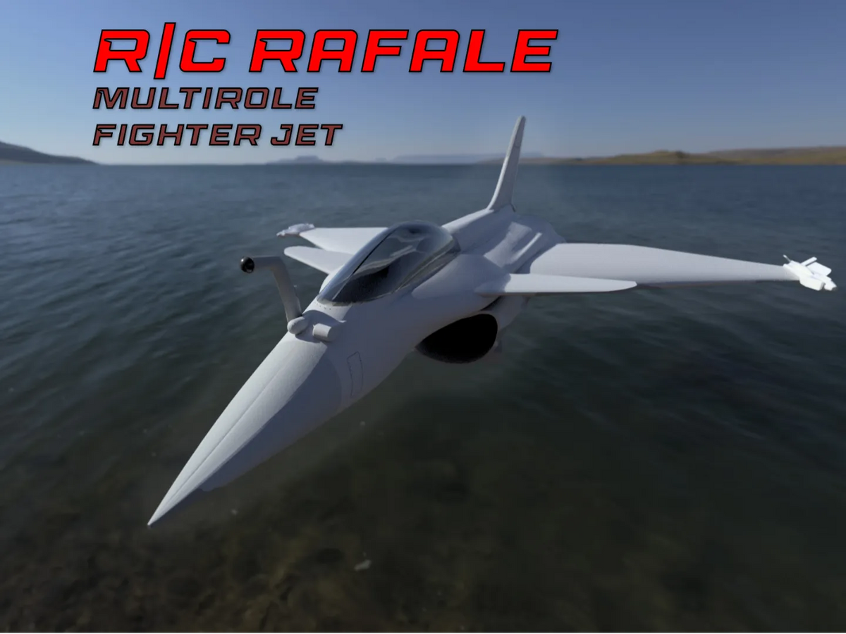 Rafale R/C, chasseur à réaction - 64mm EDF - Maquette Print