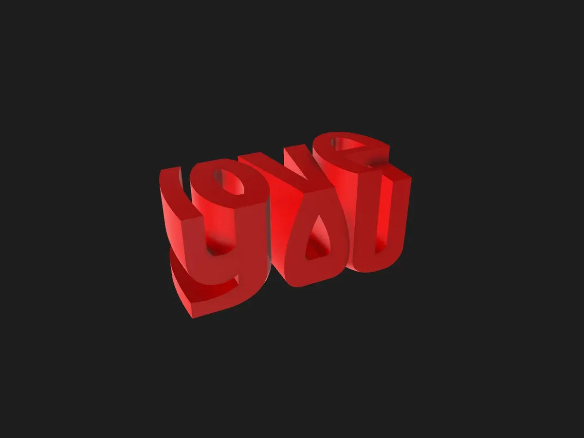 Amour de Saint-Valentin JE T'aime - Fêtes Print