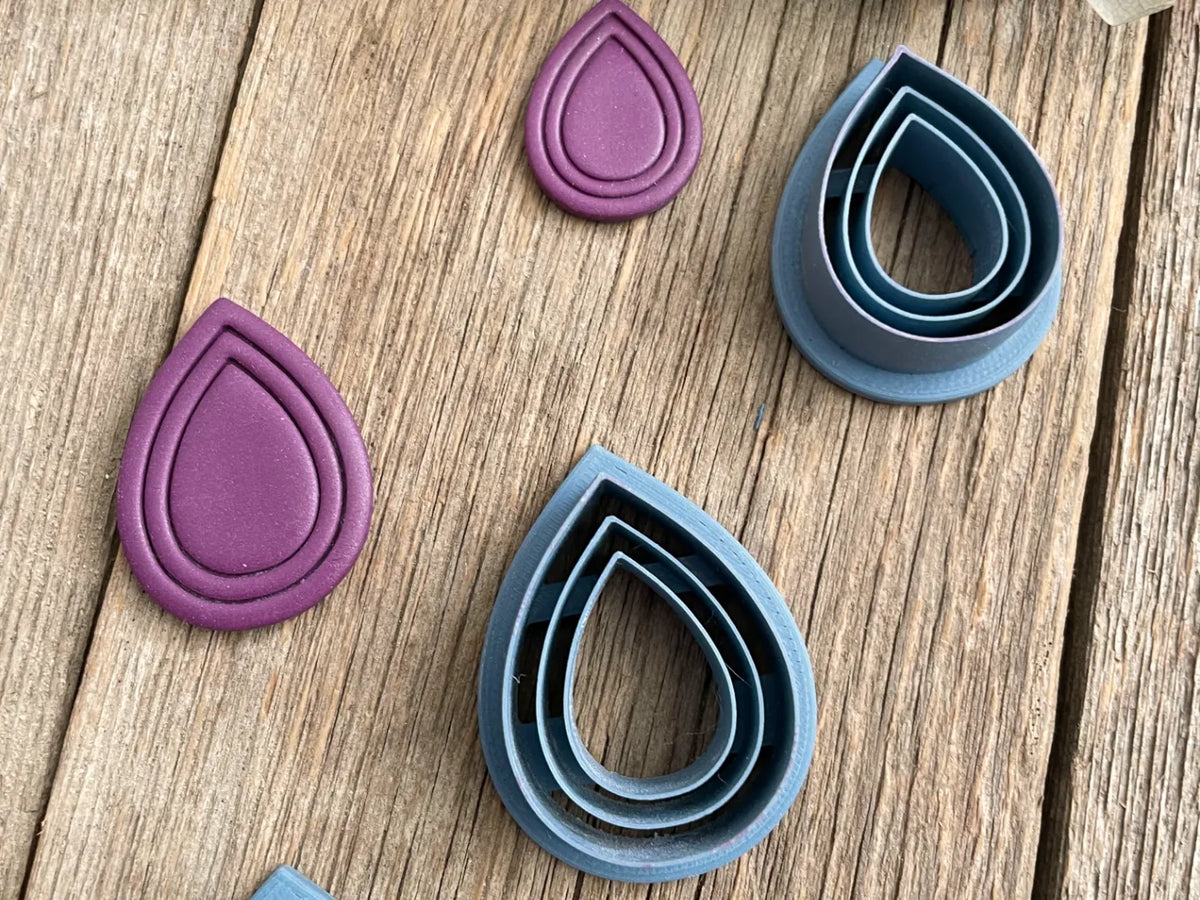 Découpeuses d'earrings pendantes - Bijoux Print