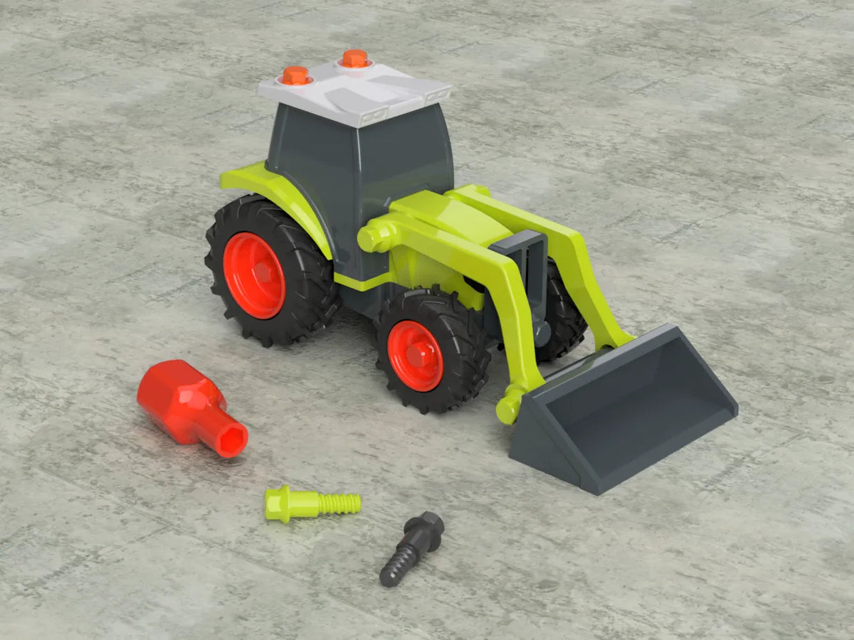 Tracteur jouet - Maquette Print