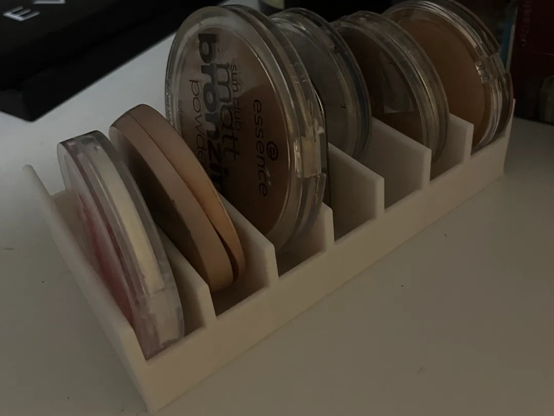 Organisateur de maquillage pour palettes rondes - Beauté Print