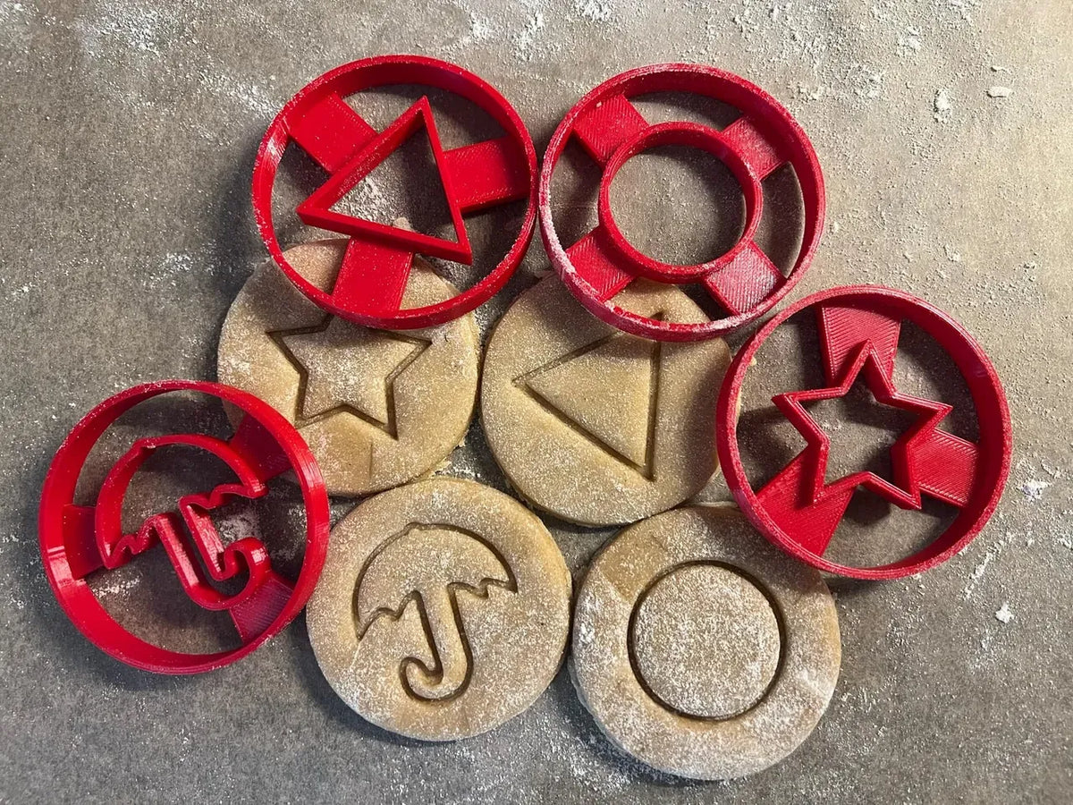 Emporte-pièces biscuit jeu de calamar - Geek Print