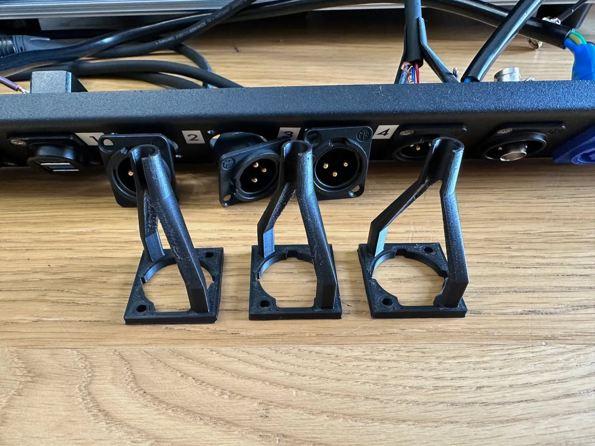 Support de câble XLR type D Neutrik - Music Print