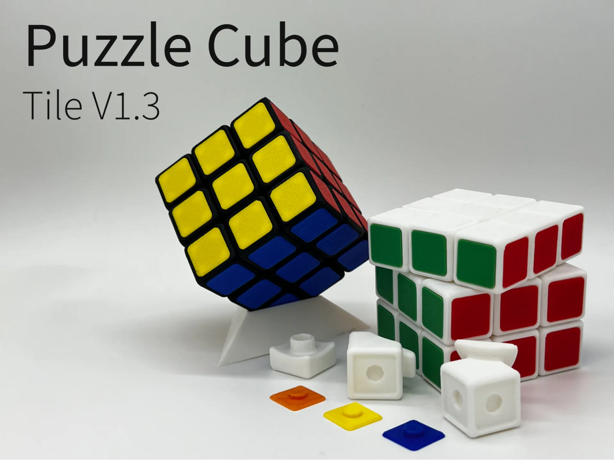Rubik's Cube : Puzzle en carrelage 3x3x3 - Jeux Print