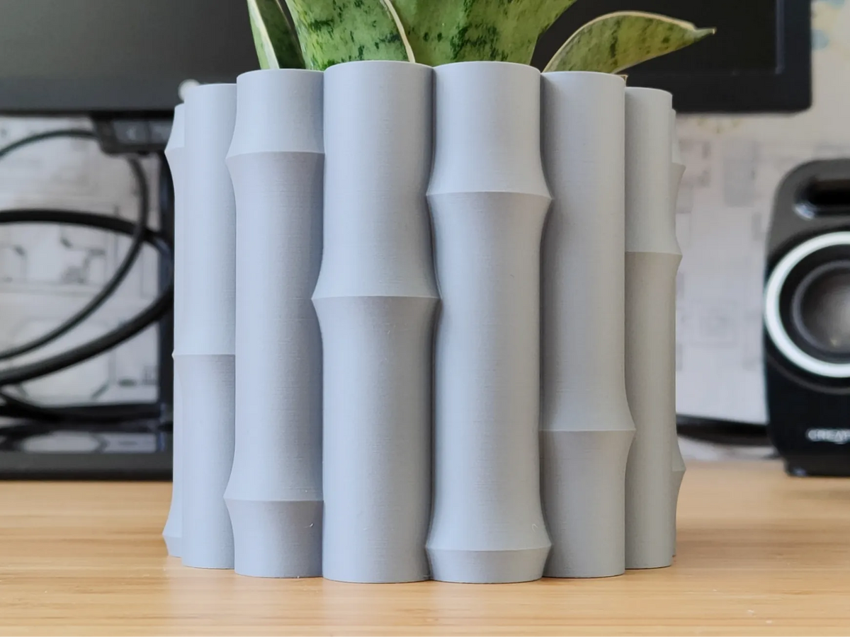 Nouveau pot et jardinière en bambou - Mode vase - Maison Print