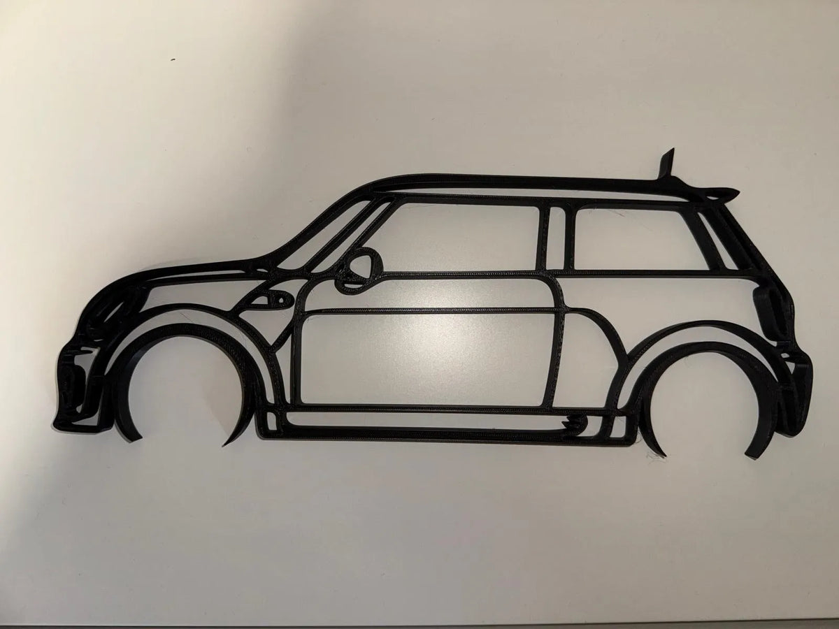 Silhouette Mini Cooper - Auto Print