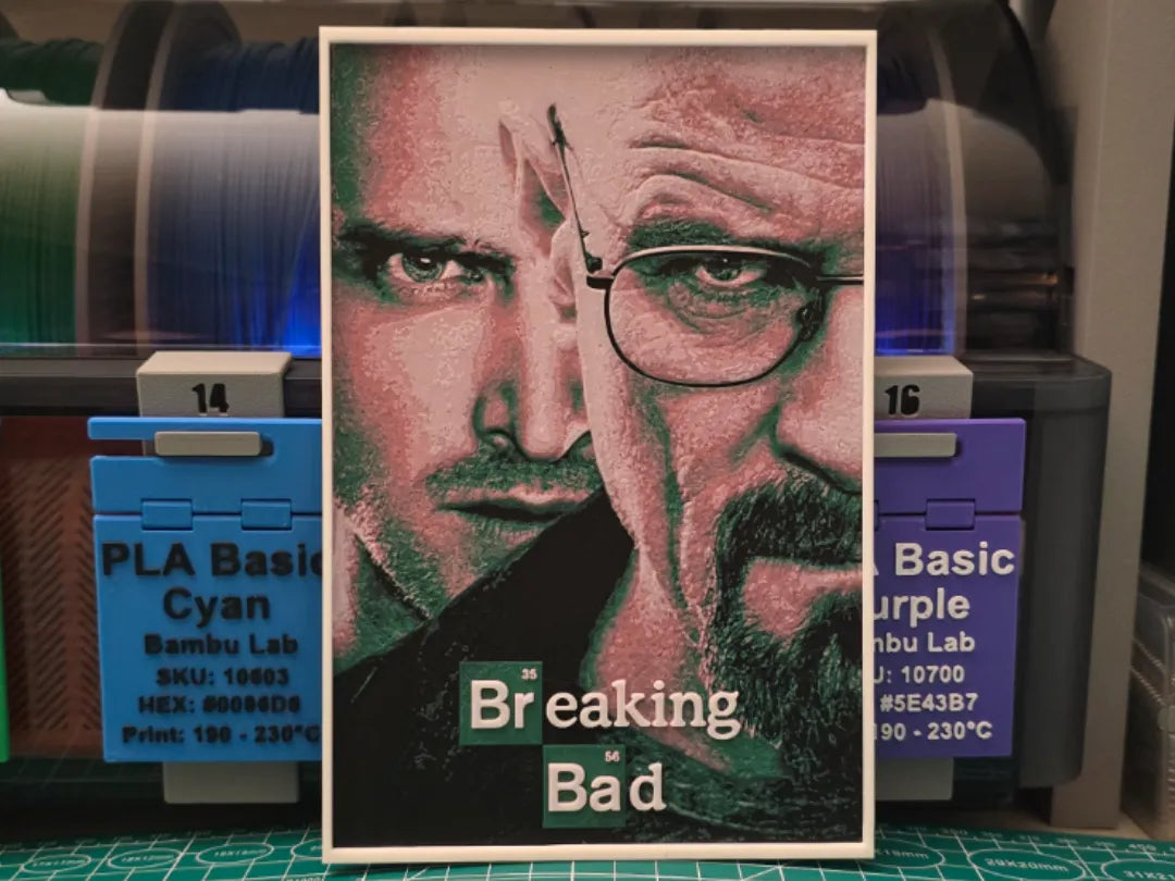 Affiche Breaking Bad - Art Hueforge - Geek Print