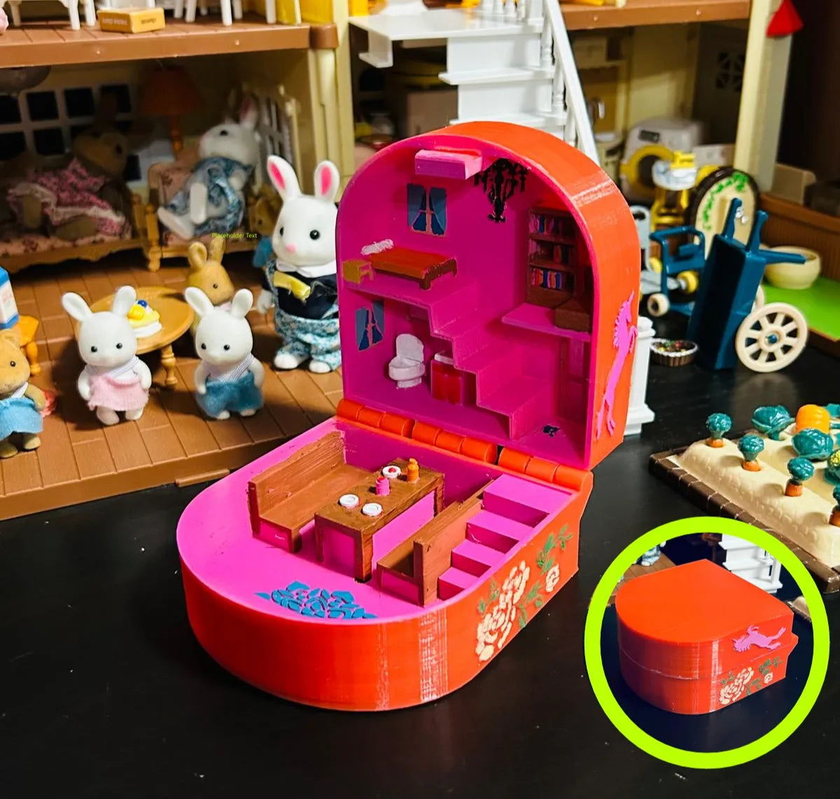 Maison de poupée de poche - Cadeau Print