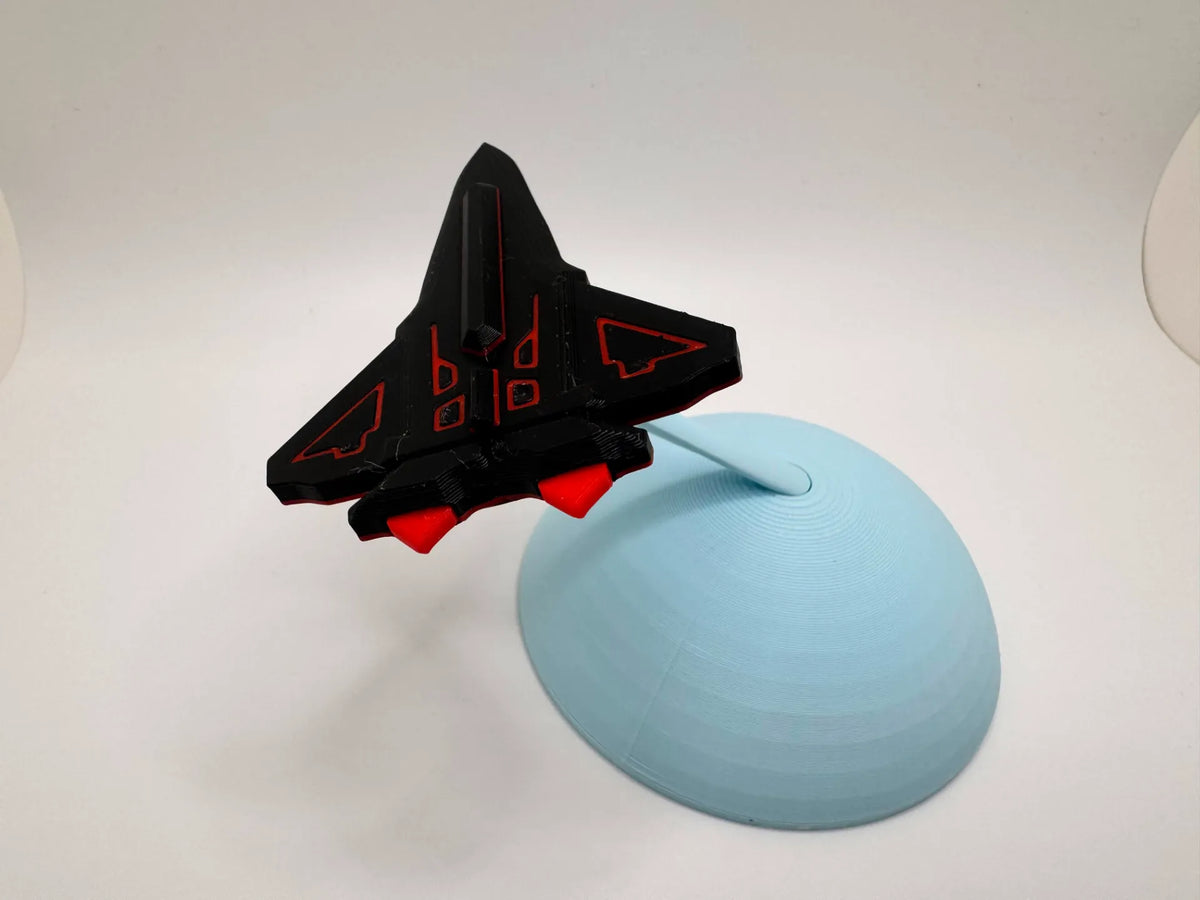 Toupie Avion de Chasse Volant - Maquette Print