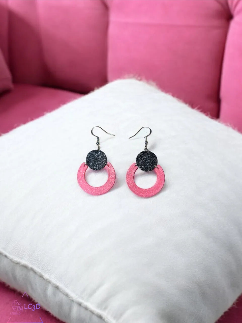 Boucles d'oreilles rondes - Bijoux Print