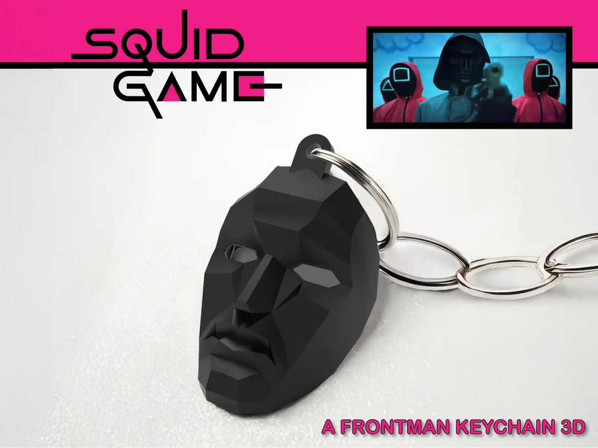 Porte-clés Squid Game - Le chef 3D - Geek Print