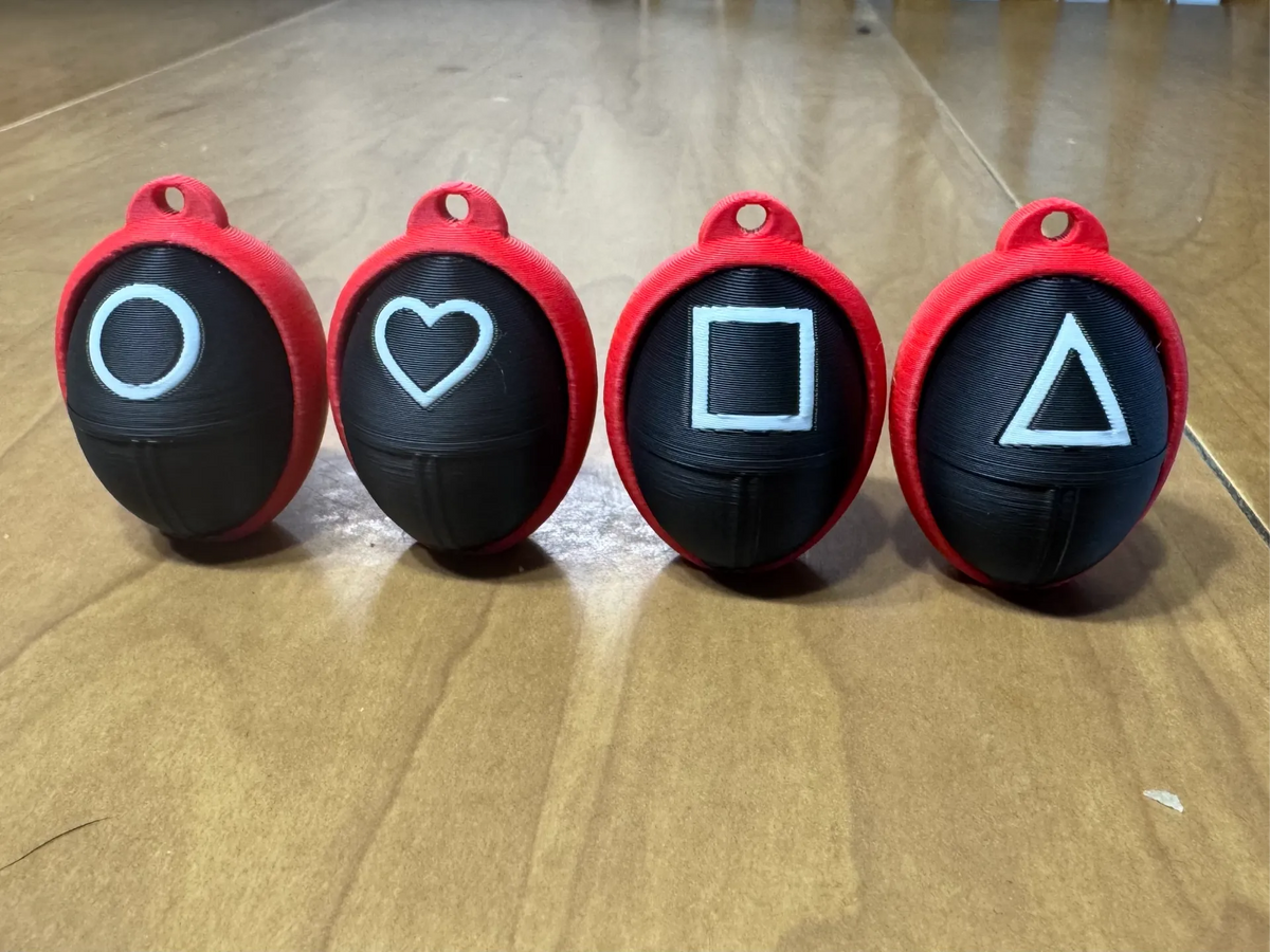 Porte-clés Soldat du Jeu de la Calamar - Geek Print