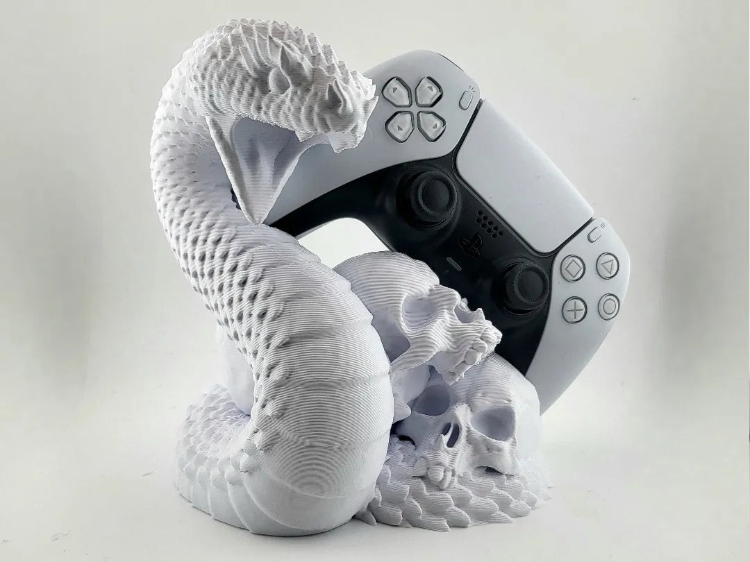 Support de manette ps5 support serpent et crâne - Tech Print