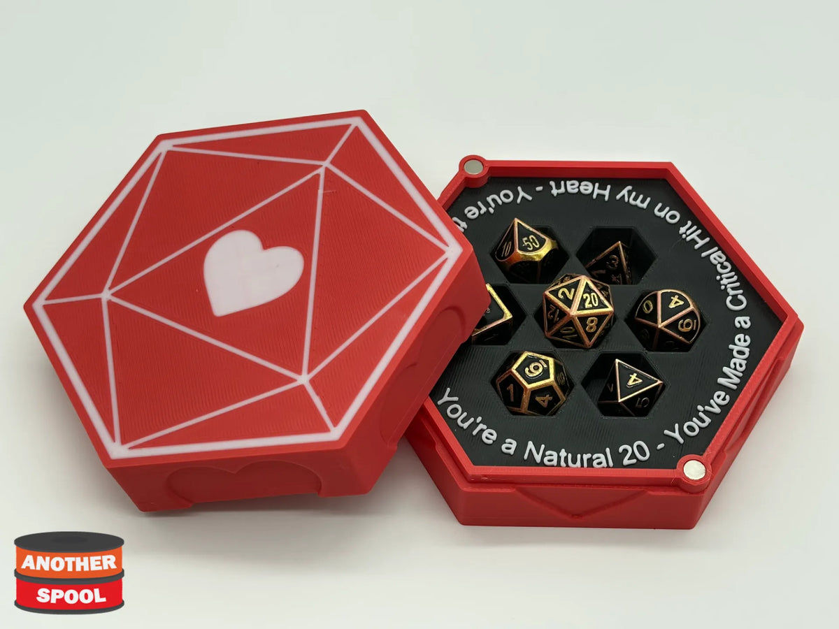 Dés de la Saint-Valentin – modèle 2 - Jeux Print